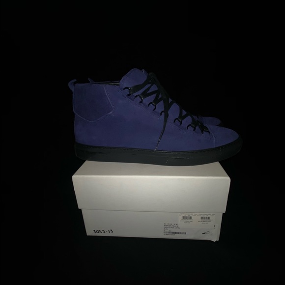 Balenciaga blue suede sneakers - Picture 5 of 6